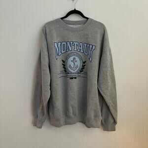 Show Me Your MuMu Oversized Crew Neck Montauk Graphic Stanley Sweater NWT